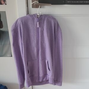 Purple Zip-Up Hoodie